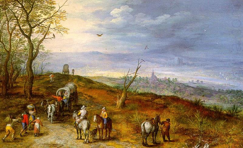 Wayside Encounter, Jan Brueghel